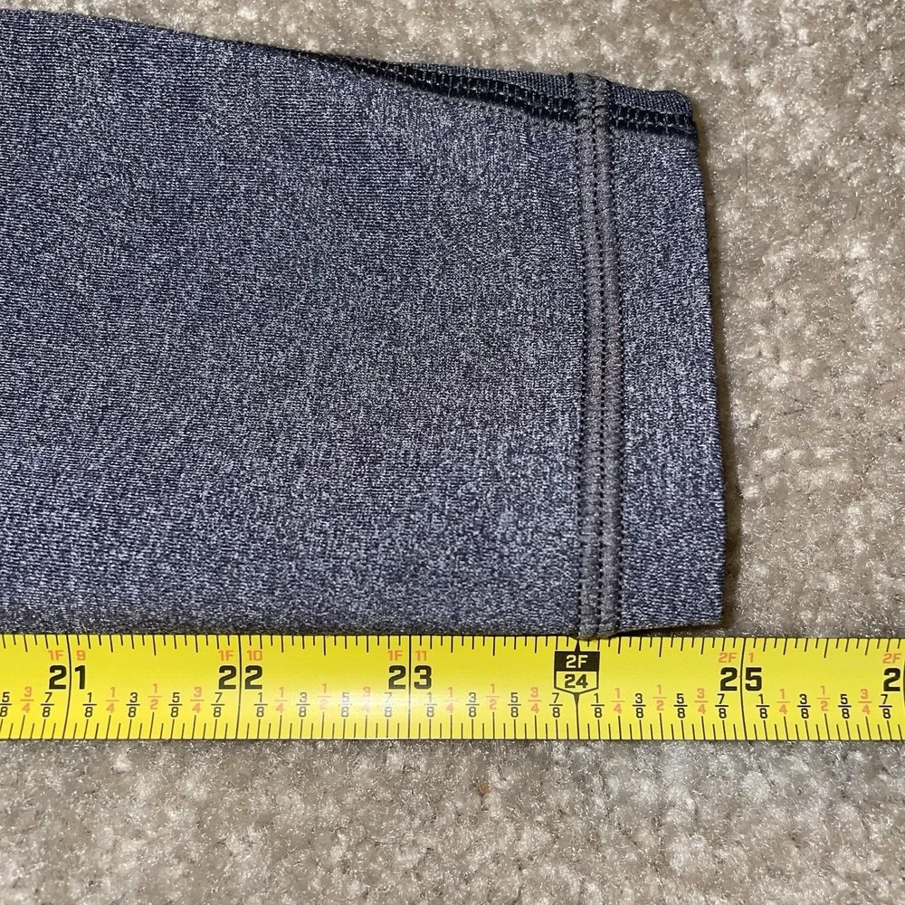 Lululemon‎ High Times Pant Heathered Grey Space Dye Mesh Leggings Size 2